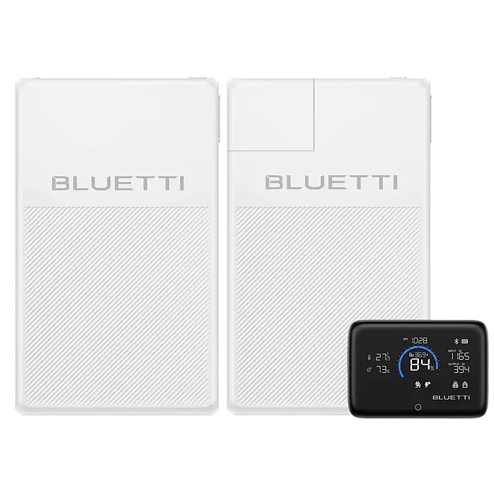 Bluetti Portable Power Station With Expansion Battery 2,016Wh and Display Monitor