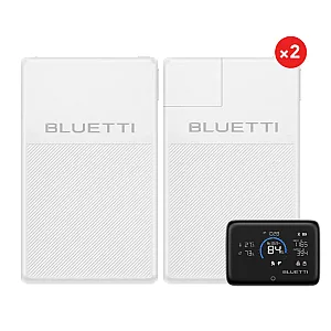 Bluetti Portable Power Station With 2 x BlueCell 200 Expansion Battery and Display Monitor
