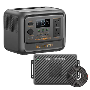 Bluetti PREMIUM 100 V2 AC/DC Portable Battery Power Station With Charger 2 & Wiring Kit