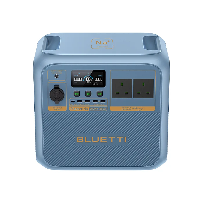 BLUETTI Pioneer Na Portable (Sodium-ion) Power Station With 100W Foldable Monocrystalline Solar Panel 