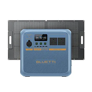 BLUETTI Pioneer Na Portable (Sodium-ion) Power Station With 100W Foldable Monocrystalline Solar Panel 