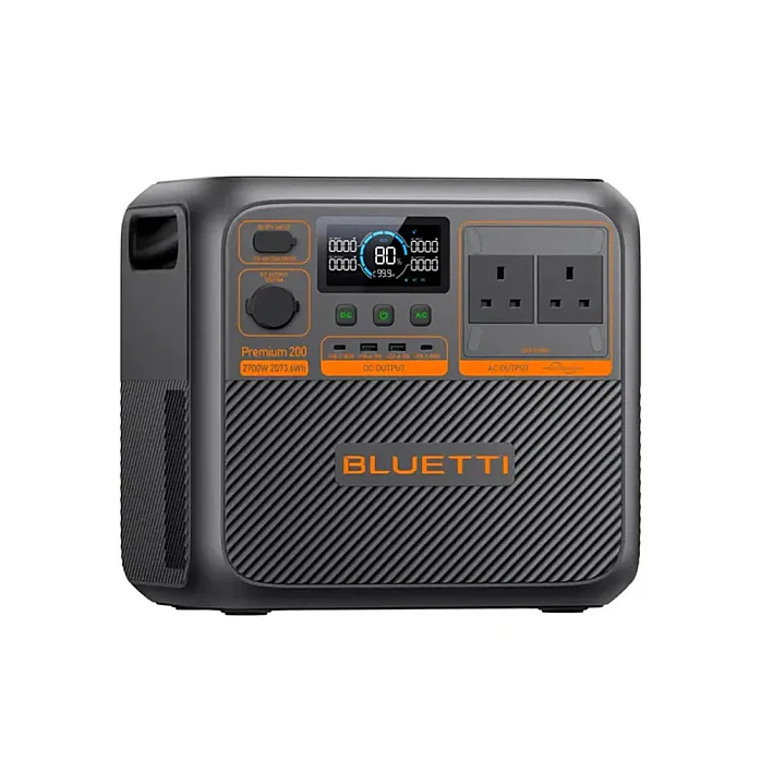Bluetti PREMIUM 200 v2 Power Station With Charger 2 + Wiring Kit & MC4 to XT60 Charging Cable