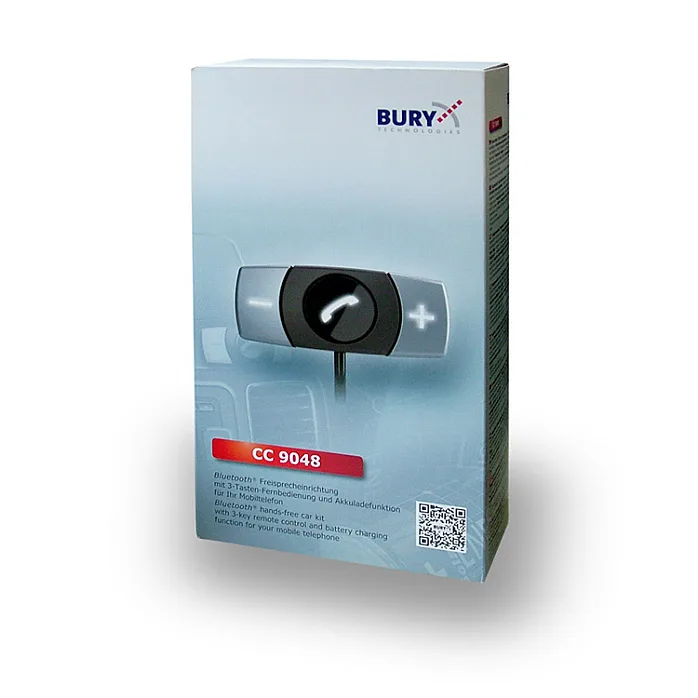 Bury CC9048 Bluetooth Hands Free Car Kit With 3 Key Remote Control