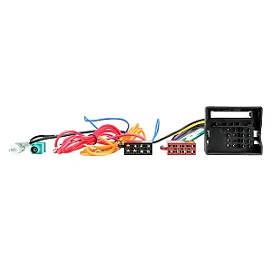 VW Fox, Golf 5 6 Plus, EOS, Bora, Caddy Car ISO Harness Lead & Aerial Adaptor