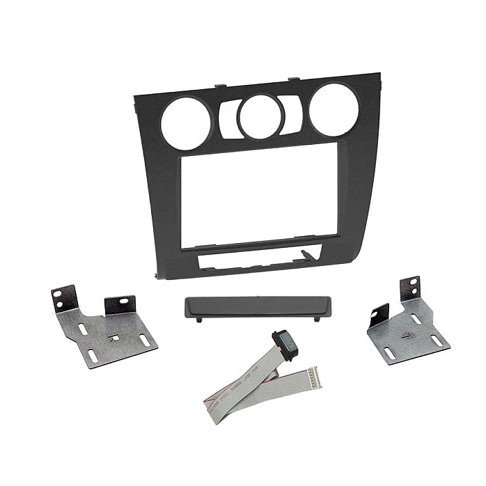 BMW 1 series (E SERIES) (07-13) Facelift Double DIN fascia adaptor (MANUAL AIR CON)