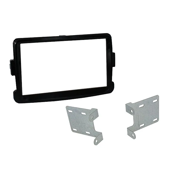 Connects2 CT23DC09 - Dacia Duster, Sandero Piano Black Double Din Stereo Fascia Adaptor