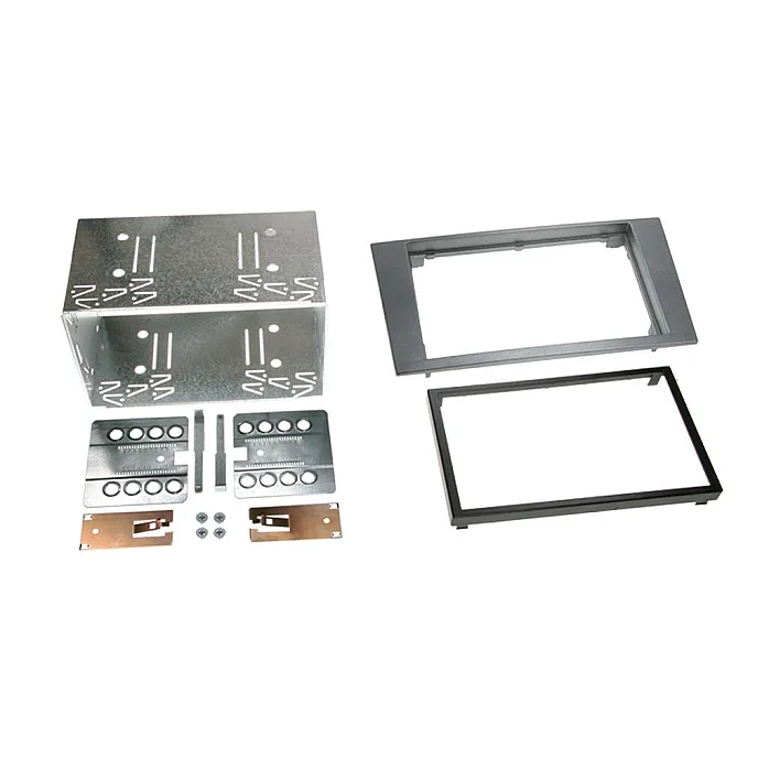 CTKFD49 Ford Mondeo 2004-2007 Dark Grey Double Din Car CD Stereo Fascia Fitting Kit