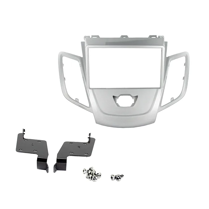 Connects2 CT23FD16 - Ford Fiesta 2008 - 2017 Double Din Stereo Silver Fascia Adaptor