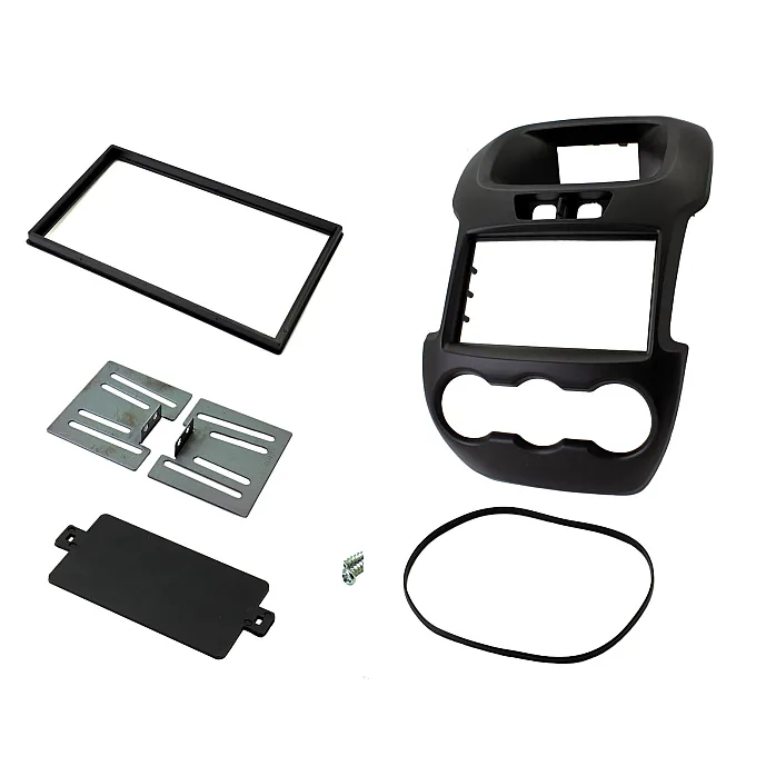 CTKFD37C Ford Ranger  2012 - 2016 Black Double Din Car Stereo Fascia Fitting Kit