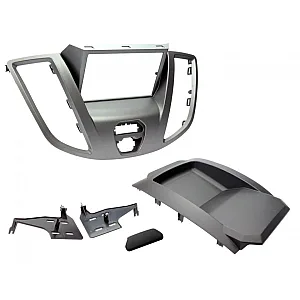 CT23FD68 Ford Transit 2015-2021 Light Grey Car Stereo Double Din Fascia Adaptor