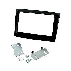 Fiat Doblo (2015-2021) Double Din Car Stereo Matt Black Fascia Panel Adaptor