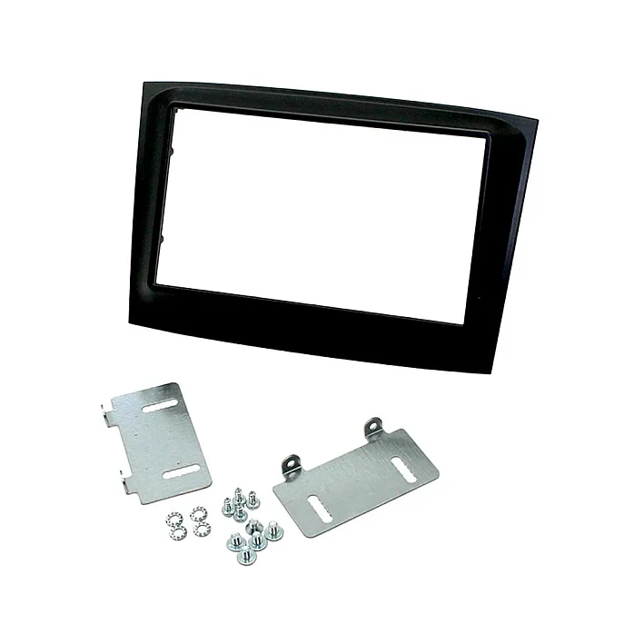 Connects2 CT23FT23 Fiat Doblo (2015-2021) Double Din Car Stereo Matt Black Fascia Panel Adaptor