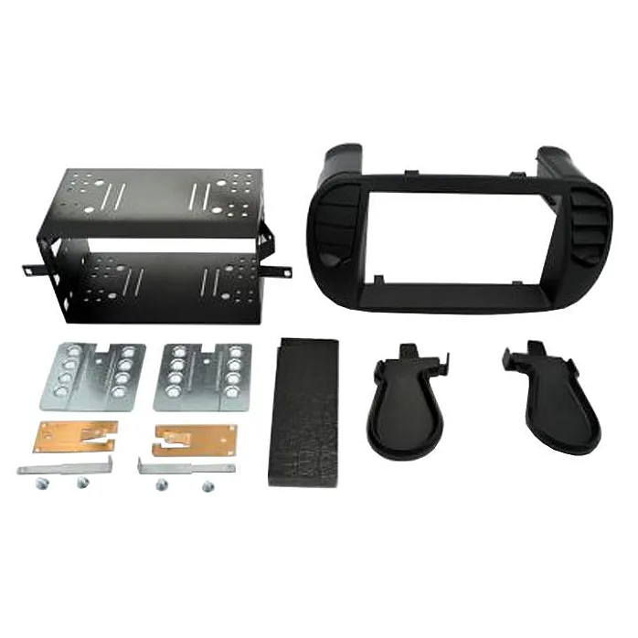 Fiat 500, 500C, (2008 - 2015) Matt Black Double Din Car Stereo Fitting Kit