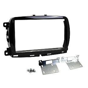 CT23FT31 Fiat 500 2015-2021 Double Din Car Stereo Fascia Adaptor