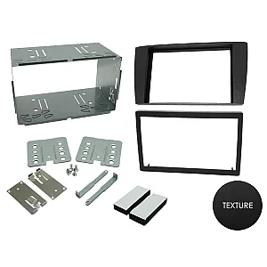 Connects2 CT23JG01 - Jaguar S-Type X-Type Dark Grey Double Din Fascia Fitting Kit