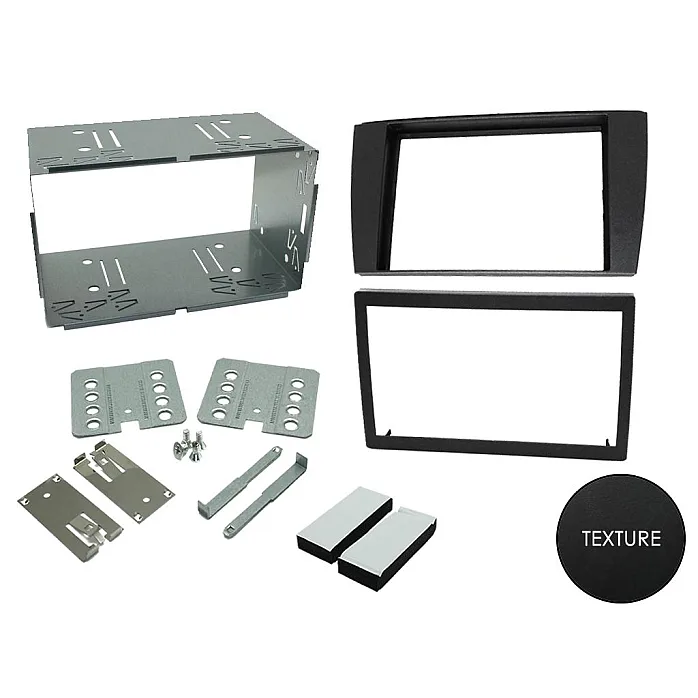 Connects2 CT23JG01 - Jaguar S-Type X-Type Dark Grey Double Din Fascia Fitting Kit