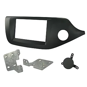 Connects2 CT23KI39 Kia Ceed, Pro-Cee'd  2012-2018 Matt Black Double Din Car Stereo Fascia Fitting Panel