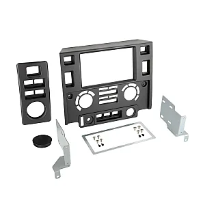 Land Rover Defender (2007-2016) Matt Black Double Din Stereo Fascia Adaptor