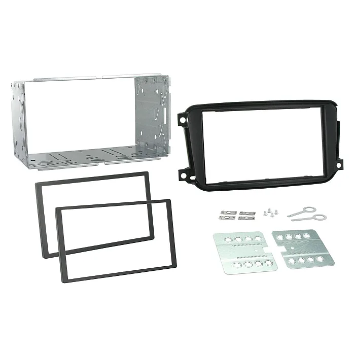Connects2 CT23MM02 - Smart ForTwo 2010-2014 Double Din Fascia Fitting Kit