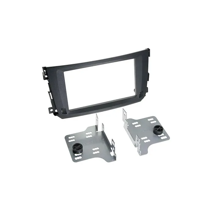 Smart For Two 2010-2014 Double Din Fascia Wiring Antenna Adaptor Fitting Kit
