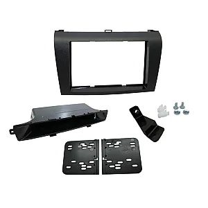 Connects2 CT23MZ05 Mazda 3 2004 - 2009 Black Double Din Stereo Fascia Adaptor Kit