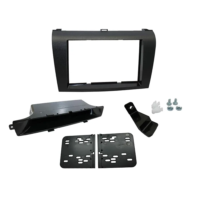 Connects2 CT23MZ05 Mazda 3 2004 - 2009 Black Double Din Stereo Fascia Adaptor Kit