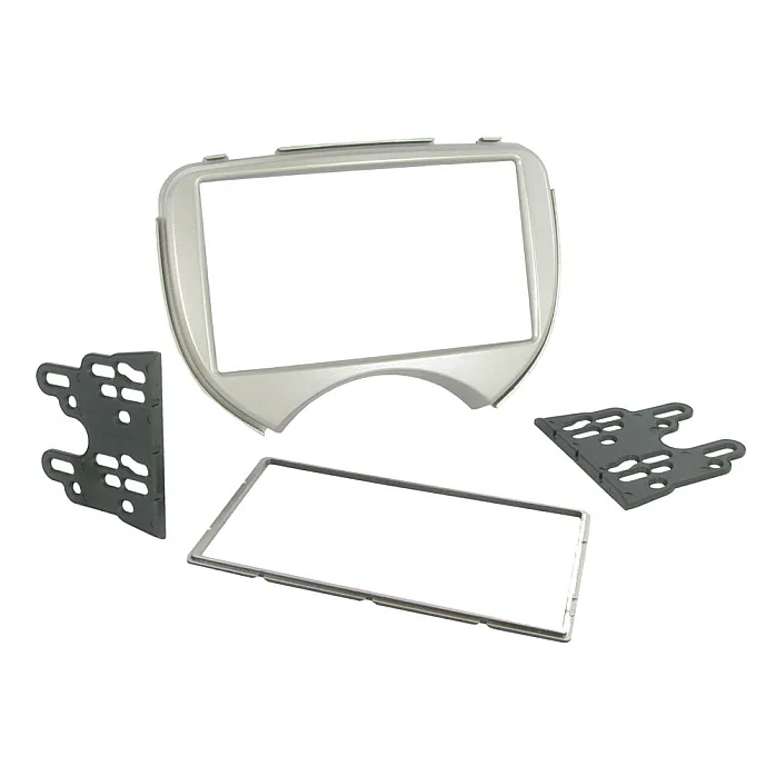 Connects2 CT23NS11 - Nissan March, Micra, Pulse Silver Double Din Fascia Adaptor