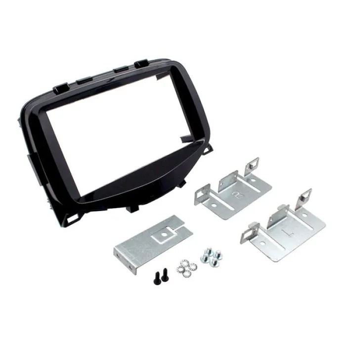 CTKPE07 Peugeot 108 2014 - 2021 Piano Black Double Din Car Stereo Fascia Fitting Kit