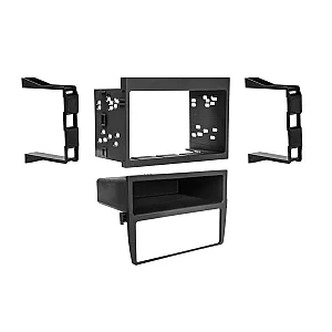 CT23PO06 Porsche 911, Boxster Double Din Car Stereo Black Fascia Adaptor