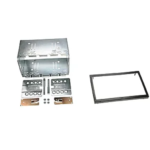 Connects2 CT23SK02 - Skoda Fabia, Octavia, Superb Double Din Fascia Plates Kit - Black