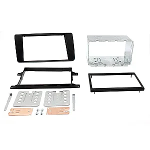 Connects2 CT23SK04 - Skoda Yeti 2009-2013 Black Double Din Stereo Fascia Fitting Kit