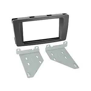 Connects2 CT23SK09 Skoda Kombi, Octavia, Scout, Yeti Black Double Din Stereo Fascia Adaptor