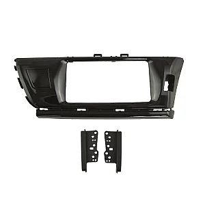 Connects2 CT23TY104 Toyota Corolla, Levin 2013-2018 Double Din Car Stereo Gloss Black Fascia Adaptor