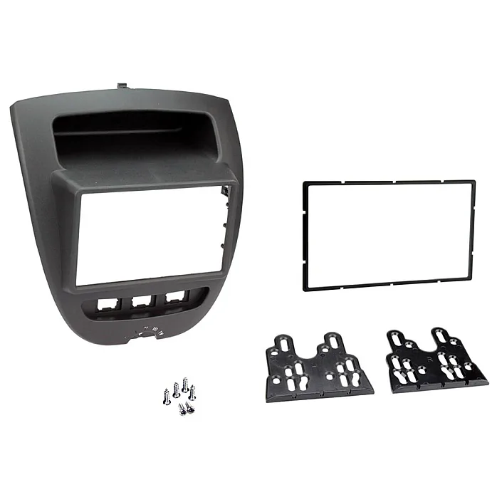 Toyota Aygo 2005 - 2014 Double Din Fascia / Wiring / Antenna Adapter Kit