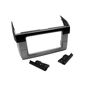 Connects2 CT23TY49 Toyota Prado, Land Cruiser Black/Silver Double Din Stereo Fascia