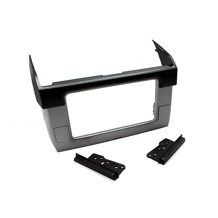 Connects2 CT23TY49 Toyota Prado, Land Cruiser Black/Silver Double Din Stereo Fascia