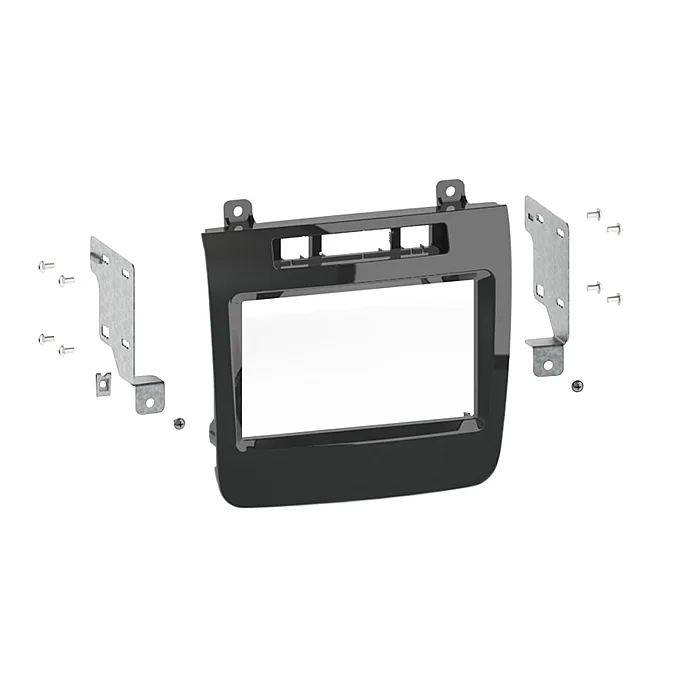 Connects2 CT23VW08 VW Touareg 2010-2015 Gloss Black Double Din Car Stereo Fascia Adaptor