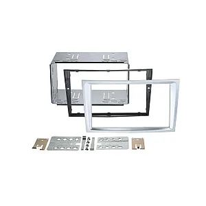 Connects2 CT23VX03 - Vauxhall Antara, Astra, Corsa, Zafira Matt Chrome Double Din Fascia Panel