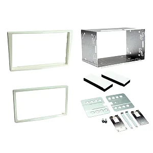 Connects2 CT23VX29 - Vauxhall Corsa 2006-2014 Double Din Fascia Fitting Panel (Pearl White)