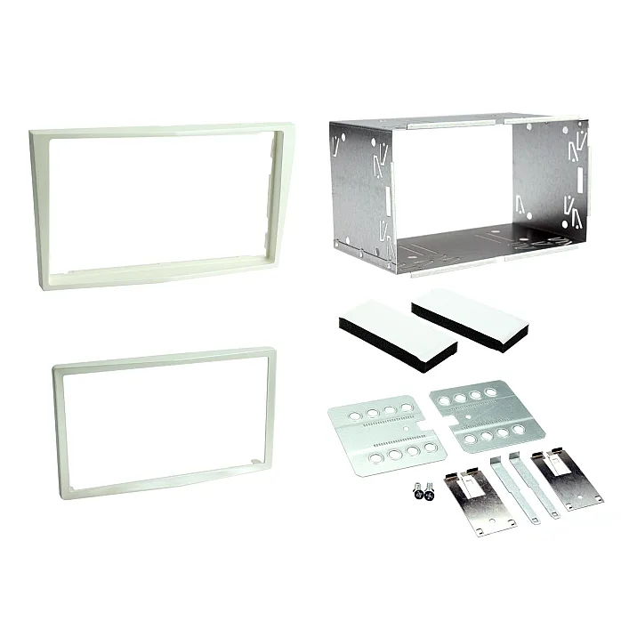 Connects2 CT23VX29 - Vauxhall Corsa 2006-2014 Double Din Fascia Fitting Panel (Pearl White)