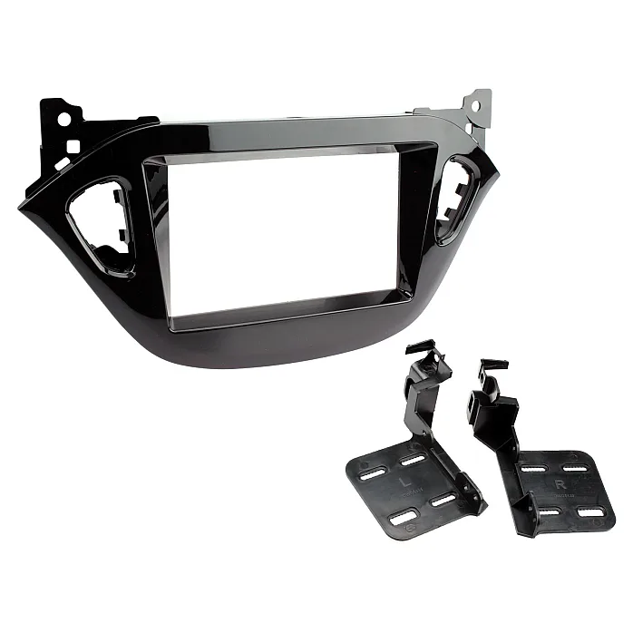CT23VX57 Vauxhall Corsa 2014-2019 Double DIN Fascia Panel Adaptor Piano Black