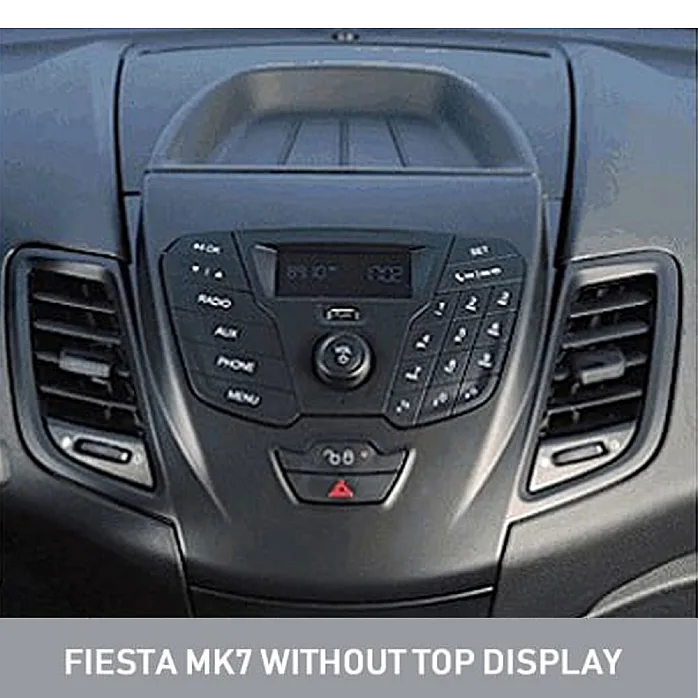 Connects2 CT23FD16 - Ford Fiesta 2008 - 2017 Double Din Stereo Silver Fascia Adaptor