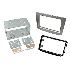 Alfa Romeo Mito (2008 - 2012) Silver Double Din Fascia Panel