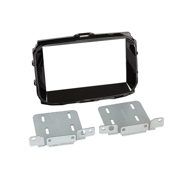 CT23AR15 Alfa Romeo Giulietta (2014-2021) Gloss Black Double Din Stereo Fascia Adaptor