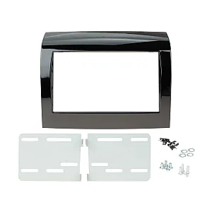 Connects2 CT23PE17 Peugeot Boxer Gloss Black Double Din Fascia Panel Adaptor