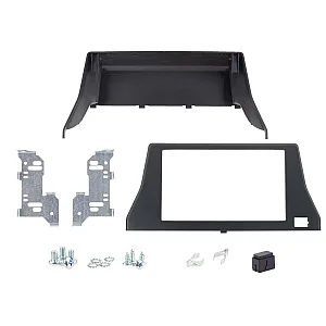 CT23PE20 Peugeot Partner 2019 Onwards Car Stereo Double Din Fascia Adaptor Matt Black