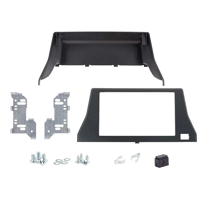 CT23PE20 Peugeot Partner 2019 Onwards Car Stereo Double Din Fascia Adaptor Matt Black