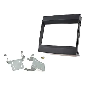 CT23PO09 Porsche Cayenne 2011-2016 Double Din Car Stereo Matt Black Fascia Adaptor
