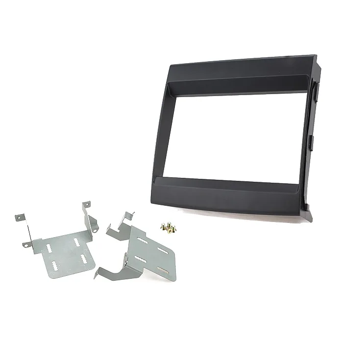 CT23PO09 Porsche Cayenne 2011-2016 Double Din Car Stereo Matt Black Fascia Adaptor