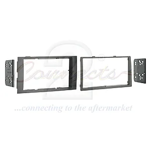 Connects2 CT23VW05 VW Touareg 2003-2010 Black Double Din Stereo Fascia Adaptor